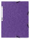 Spisové desky s gumičkou A4 prešpán 400 g/m2 - tmavě fialové