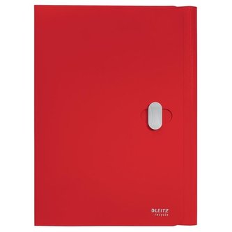 Desky na dokumenty "Recycle", červená, PP, A4, LEITZ 46220025