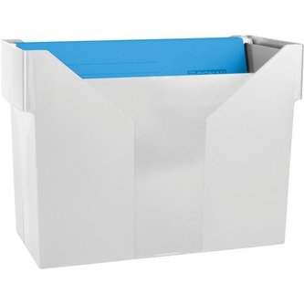 Zásobník na závěsné desky, šedý, plast, závěsné desky 5ks, DONAU