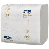 114273 Toaletní papír "Premium soft", bílý, systém T3, 2vrstvý, TORK