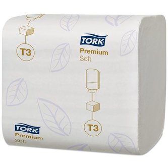 114273 Toaletní papír "Premium soft", bílý, systém T3, 2vrstvý, TORK