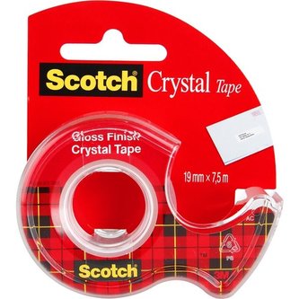 Lepicí páska s odvíječem Scotch Crystal Clear