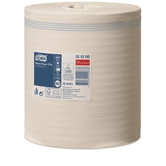 Papírové utěrky, v roli, M2 systém, TORK, bílé