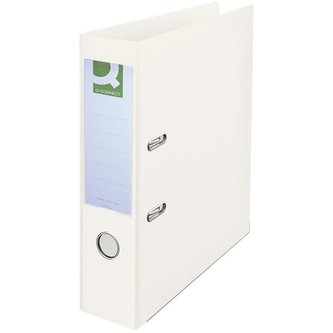 Plastový pákový pořadač Q-Connect A4 7,5 cm, bílý