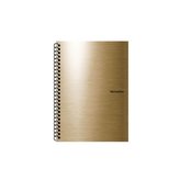Blok Metallic, A5, linkovaný, zlatý