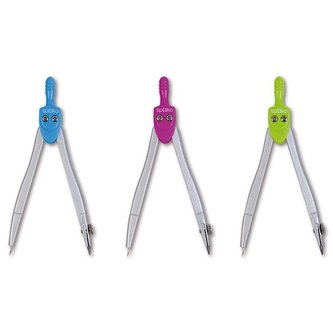 Kružítko Spoko, kovové, mix barev