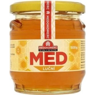 Luční med ve sklenici, 500 g