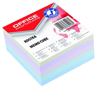 Poznámkový papír lepený 85 × 85 mm - mix barev