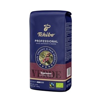 Zrnková káva Tchibo Prof. Espresso, BIO, 1 kg