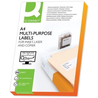 Univerzální etikety Q-C,bílé,105x57mm,1000ks