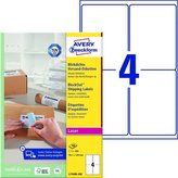 Etikety na balíky, 99,1 x 139,0 mm, 400 ks