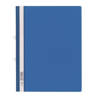 Desky s rychlovazačem, modrá, A4 široké, PP, se závěsným úchytem, DURABLE