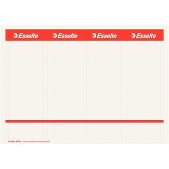 Samolepicí etikety na pořadače Esselte 7,5 cm,40ks