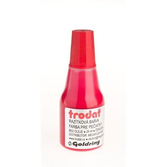 Razítková barva Trodat, 25 ml, červená
