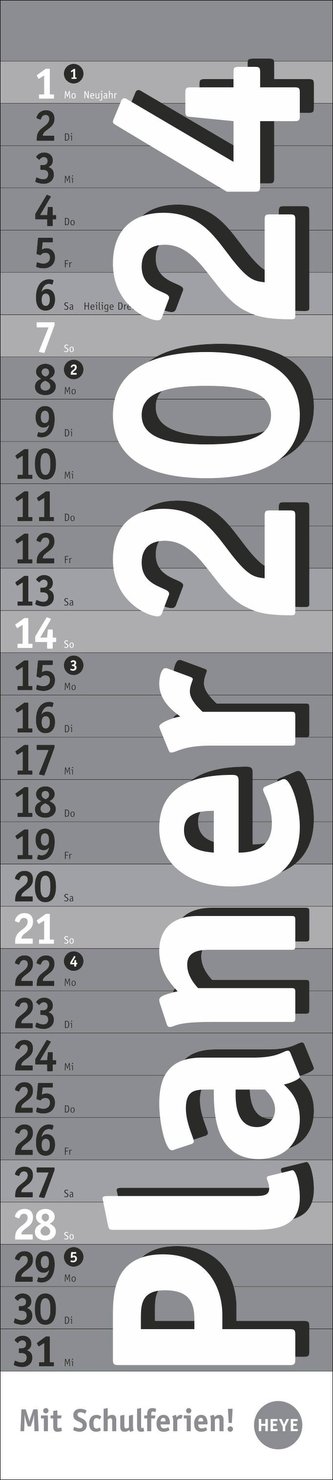 Langplaner, silber 2024