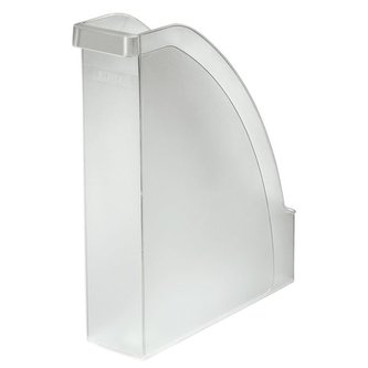 Stojan na časopisy “Plus”, čirá, A4, 70 mm, plast, LEITZ