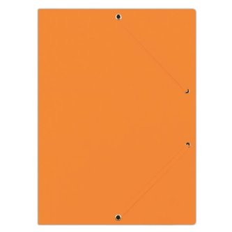 Prešp.desky s chlop.a gumič.Donau,A4,oranžové,1ks