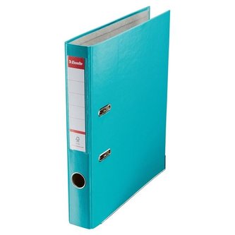 Pákový pořadač "Economy", ochranné spodní kování, tyrkysová, 50 mm, A4, PP/karton, ESSELTE