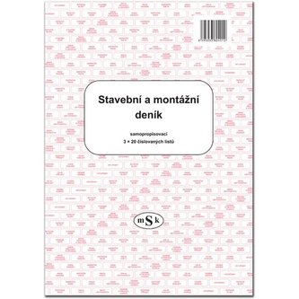 Stavební a montážní deník