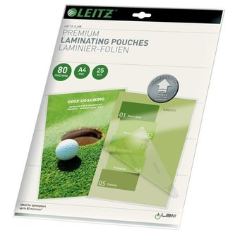 Laminovací kapsy Leitz, A4, 2 x 80 mic, 25 ks