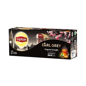 Čaj, černý, 5x2 g, LIPTON "Earl Gray"