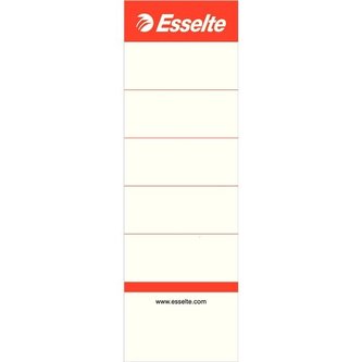 Zasouvací etikety pro pákové pořadače Esselte7,5cm