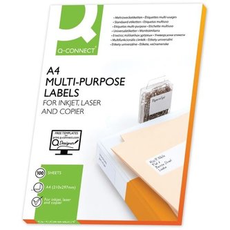 Univerz.etikety Q-Connect-bílé,96,5x33,9mm,1600ks