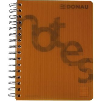 Blok Donau College, A5, čtverečkovaný, oranžový