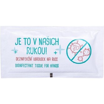 Dezinfekční vlhčené ubrousky- jednot. balené,400ks