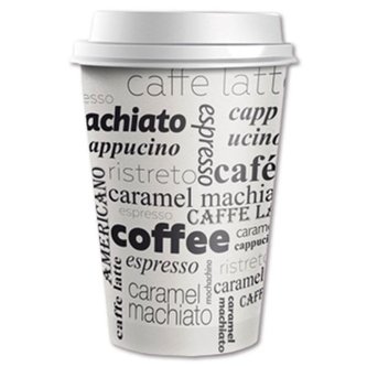 Víčko k papírovému kelímku, 100 ks