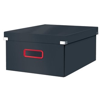 Úložný box "Cosy Click&Store", sametová šedá, velikost L, LEITZ 53490089