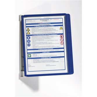 Prezentační kapsa "VARIO® WALL 5", tmavě modrá, nástěnná, 5 kapes, DURABLE