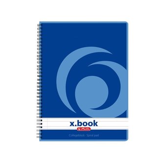 Blok College se spirálou, A5, linkovaný