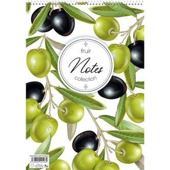 Blok, A4, se spirálou nahoře, čtverečkovaný