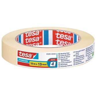 Maskovací páska "Standard 5085", 19 mm x 50 m, TESA