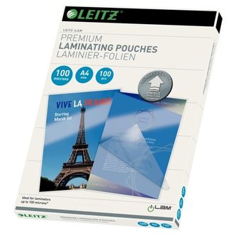 Laminovací kapsy Leitz, A4, 2x100 mic,lesk, 100 ks