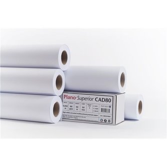 Plotter.role Plano Superior,297mmx50mx50mm,80g/m2