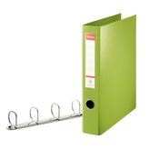 Kroužkový pořadač "Jumbo", Vivida zelená, 4 D kroužky, 60 mm, A4 maxi, PP, ESSELTE