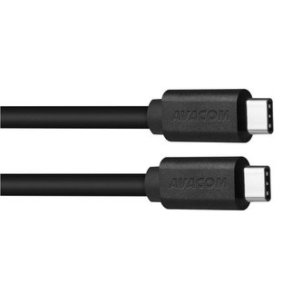 Datový nabíjecí kabel USB-C - USB-C,100cm,černý