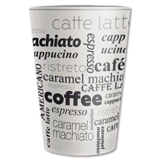 Papírový kelímek na kávu a čaj, 200 ml, 50 ks