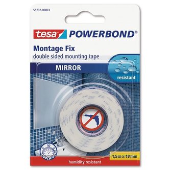 Montážní páska "Powerbond 55732", na zrcadla, 19 mm x 1,5 m, TESA