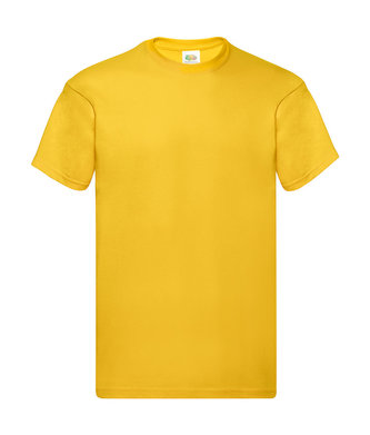 Tričko bavlněné, 145 g/m2, velikost S, tm. žluté (Sunflower)