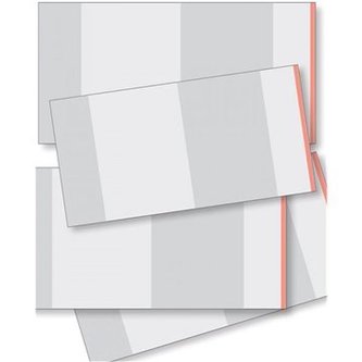 Obal na sešit univerzální 540 x 310 mm, čirý 10ks