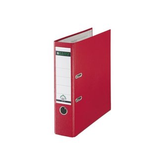 Pákový pořadač "180°", červená, 80 mm, A4, PP/karton, se spodním kováním, LEITZ