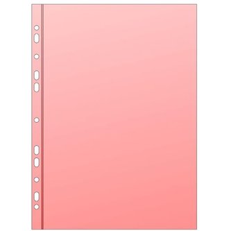 Barevné euroobaly - A4,lesklé,červené,50 mic,25 ks