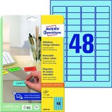 Snímatelné etikety, modré, 45,7 x 21,2 mm, 960 ks