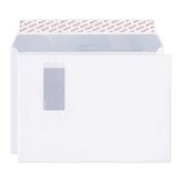 Obálky C4 - okénko vpravo s krycí páskou, 50 ks