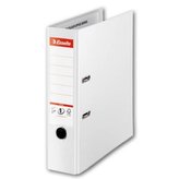 Pákový pořadač "Standard Plus", ochranné spodní kování, Vivida bílá, 80 mm, A4, PP, ESSELTE