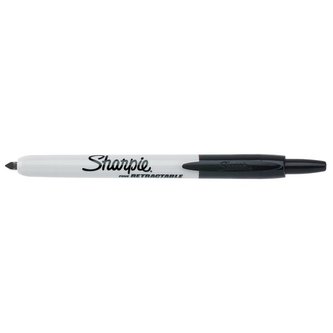 Permanentní popisovač Sharpie RT, 12ks, černý