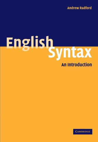English Syntax English Syntax
